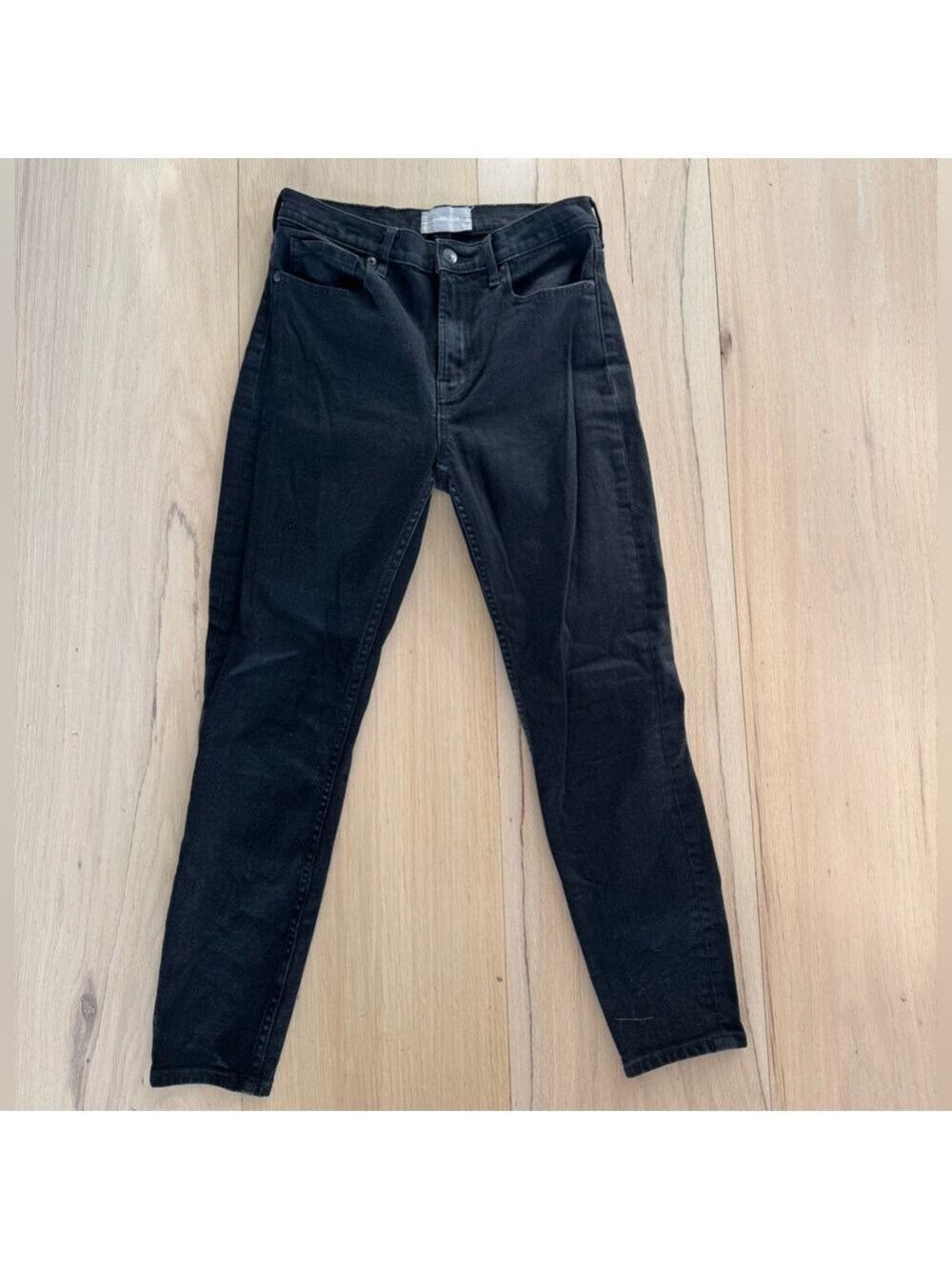 Everlane High Rise Ankle Black Jeans Size 28